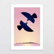 Evening Tui Art Print gallery detail image