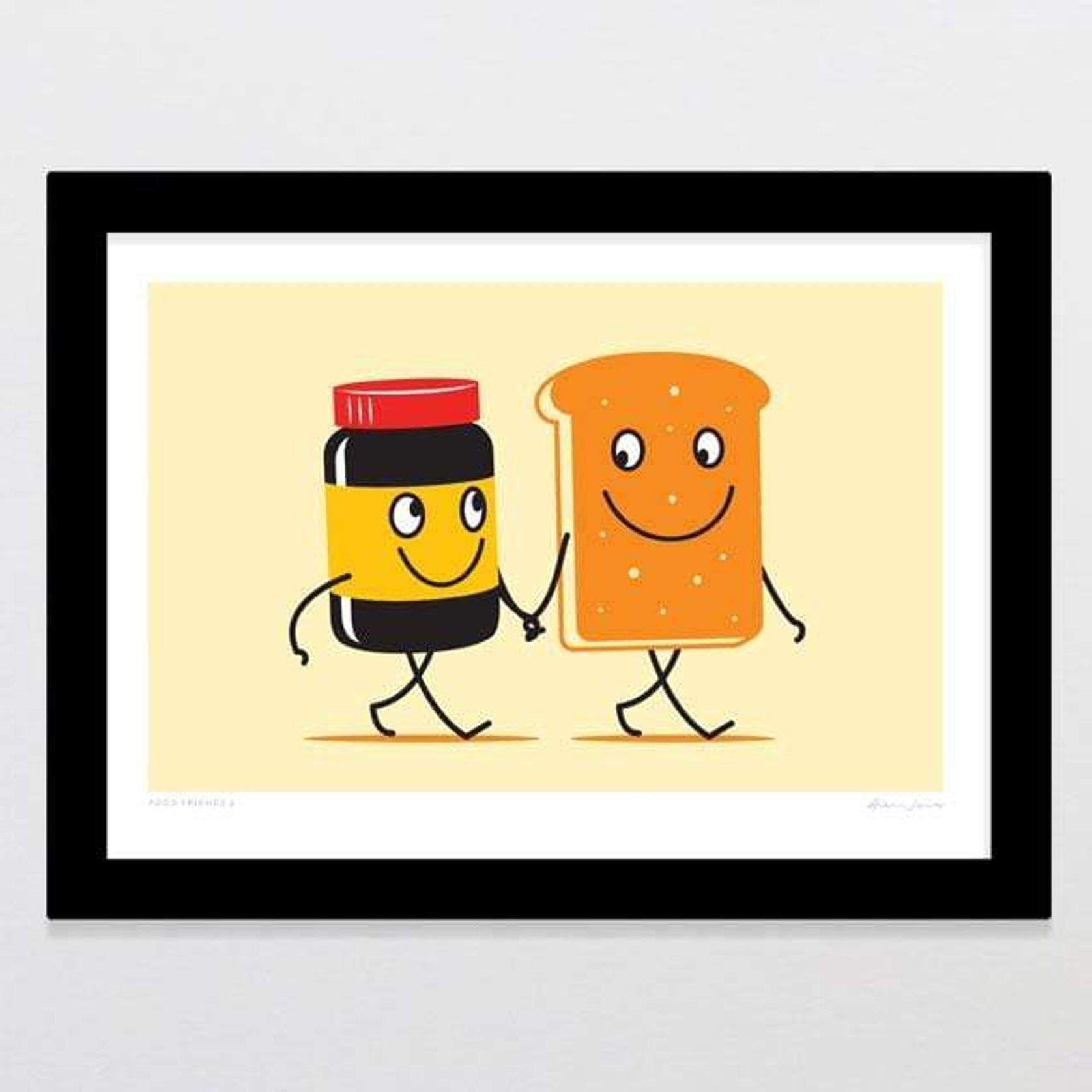 Food Friends 3 - Marmite & Toast Art Print gallery detail image