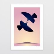 Evening Tui Art Print gallery detail image