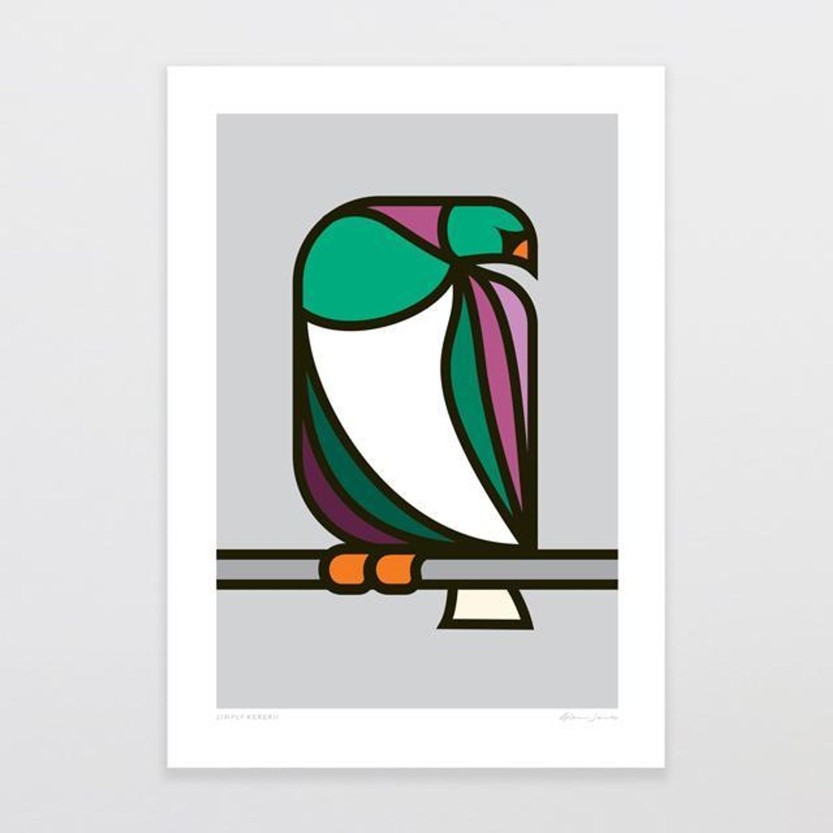 Simply Kereru Art Print gallery detail image