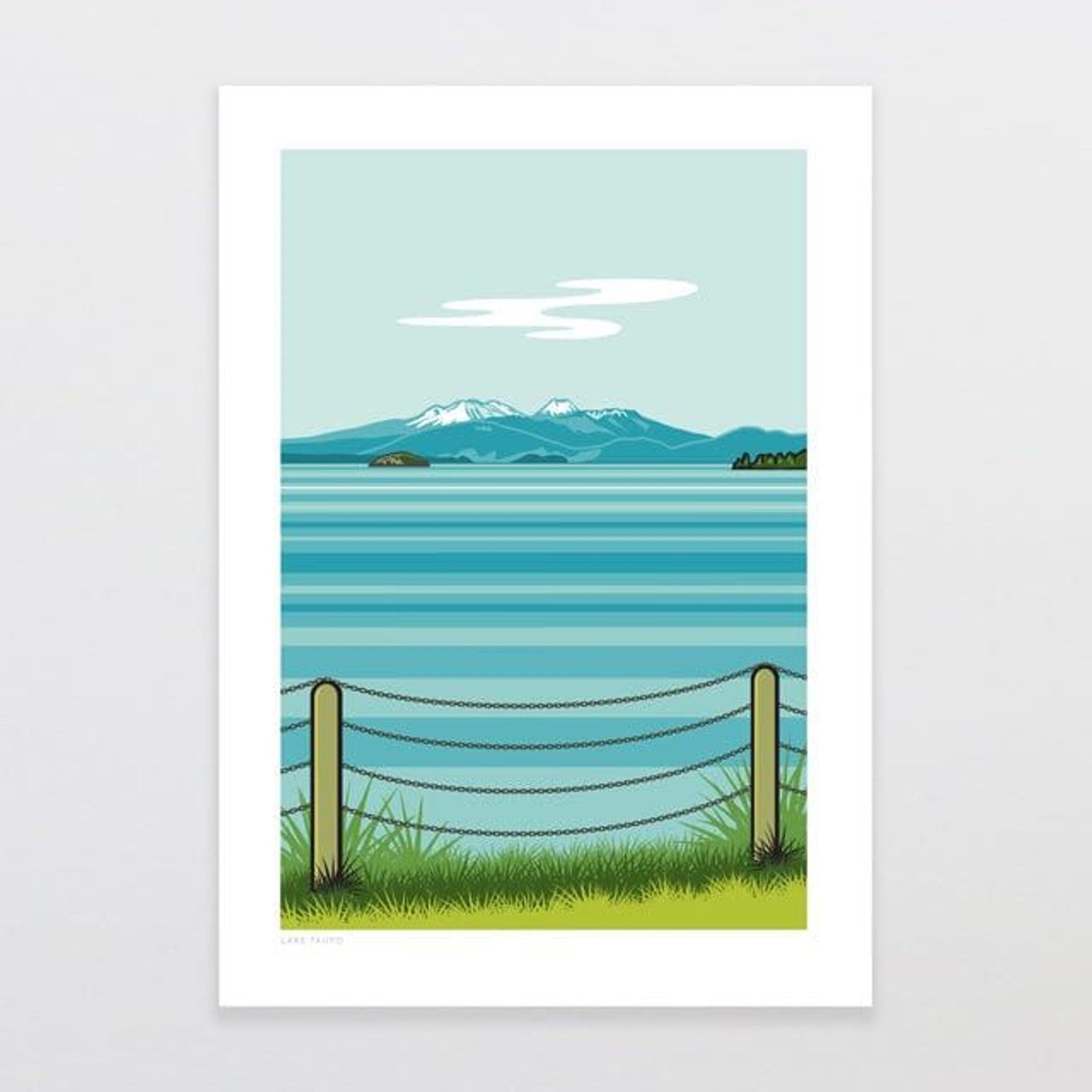 Lake Taupo Art Print gallery detail image