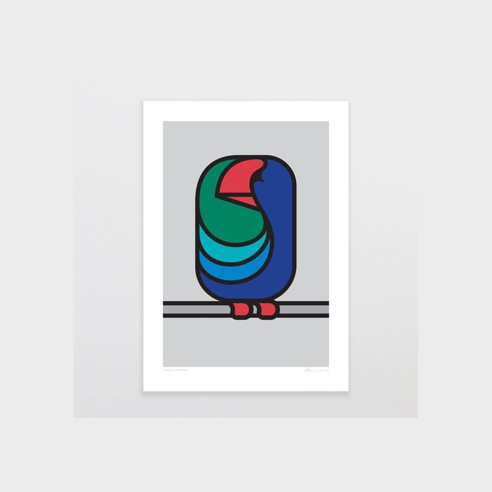 Simply Takahe Art Print gallery detail image