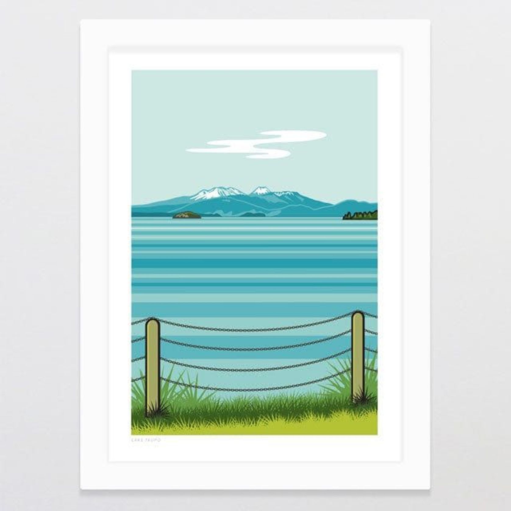 Lake Taupo Art Print gallery detail image