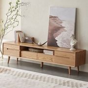 Malmo Natural Solid Oak Entertainment Unit gallery detail image