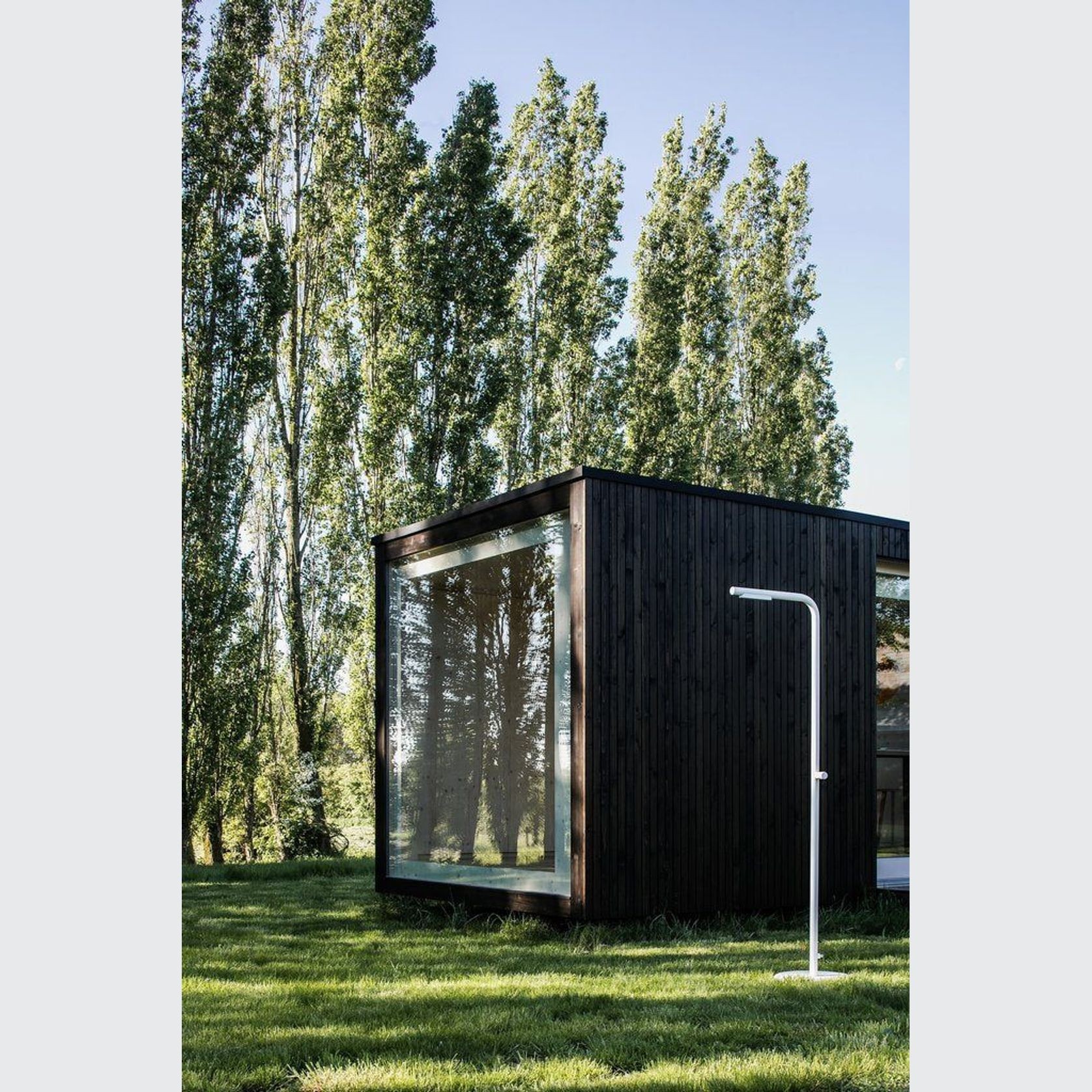 ZEE Levantine Outdoor Shower White ArchiPro NZ