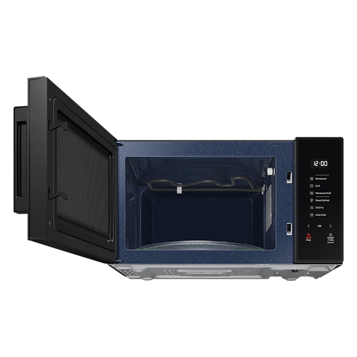 30L Microwave Oven with Grill Fry Silver Stainless ArchiPro NZ