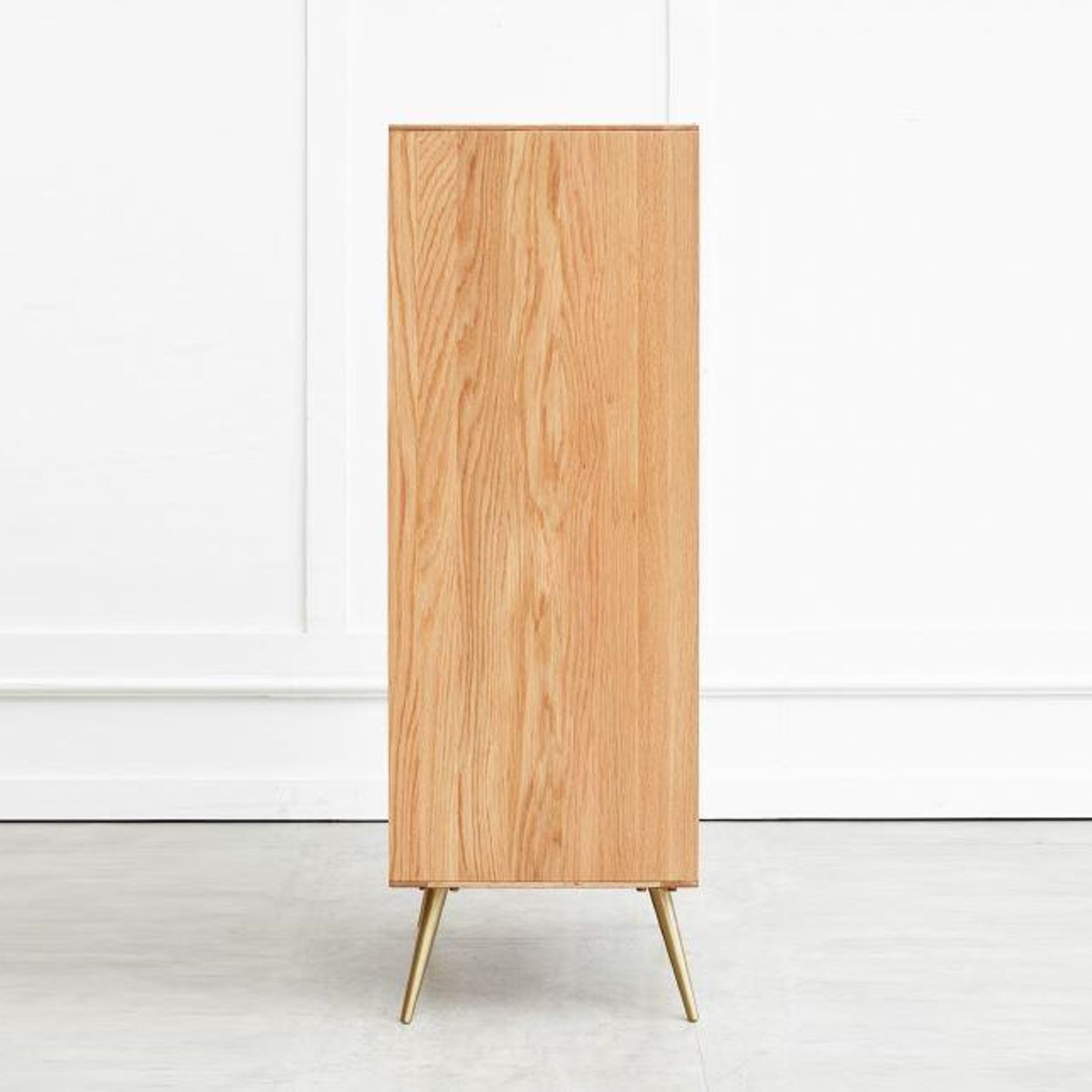 Parquet Solid Oak 5 Drawers Tallboy gallery detail image
