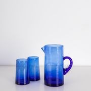 Moroccan Cobalt Coneshaped Glass - Extra Large gallery detail image