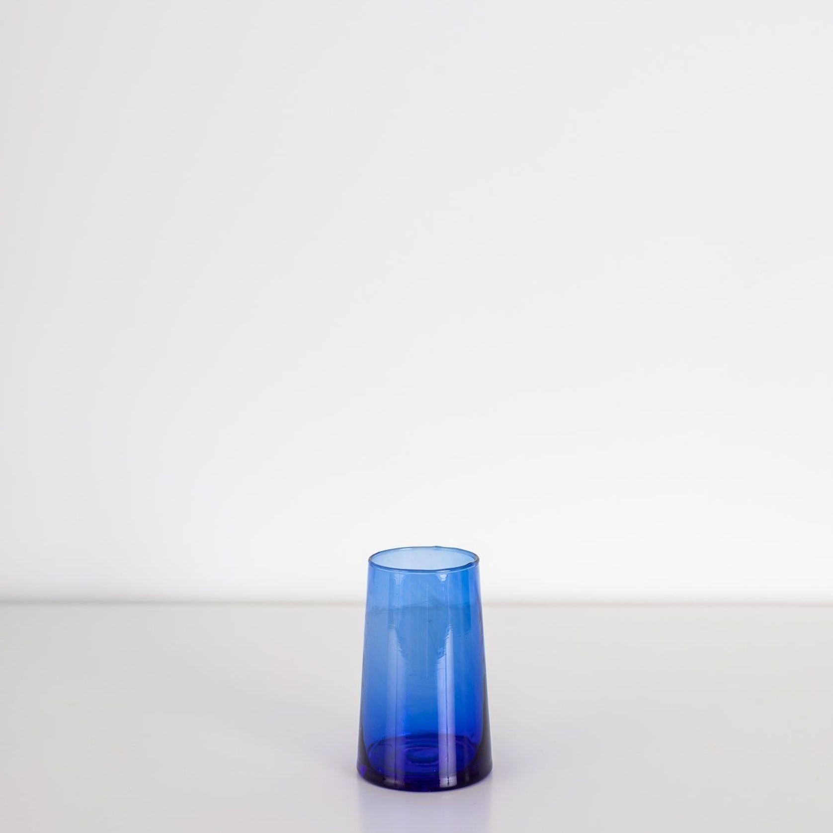Moroccan Cobalt Coneshaped Glass - Extra Large gallery detail image