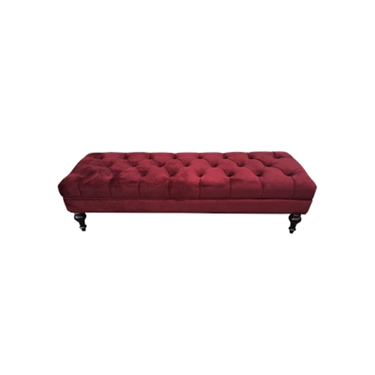 Velvet ottoman store rectangle