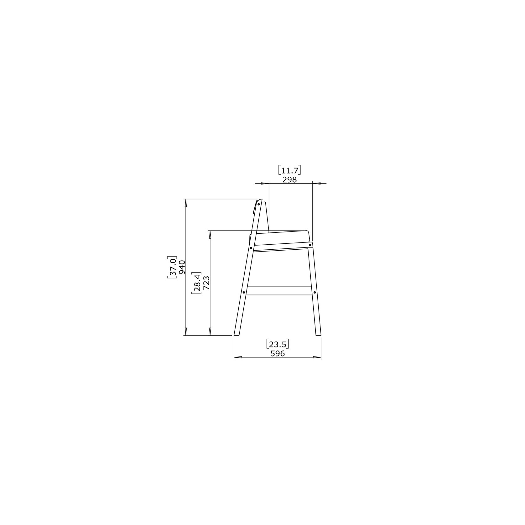 Blinde™ Sit B19 Classic Bar Stool gallery detail image