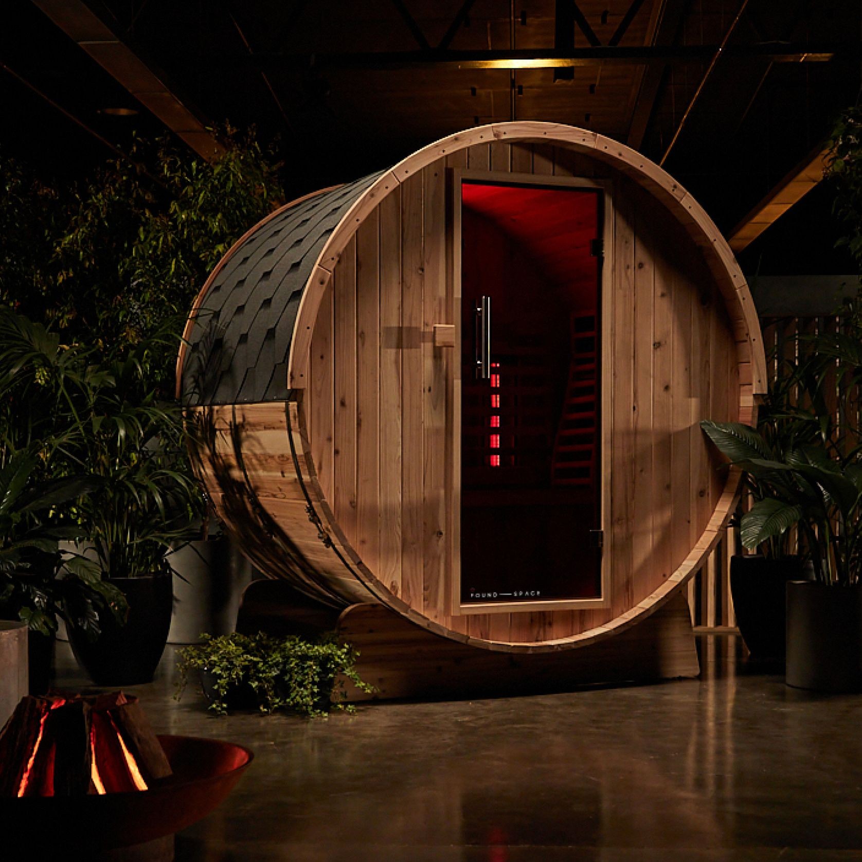 Outdoor Infrared Barrel Sauna gallery detail image