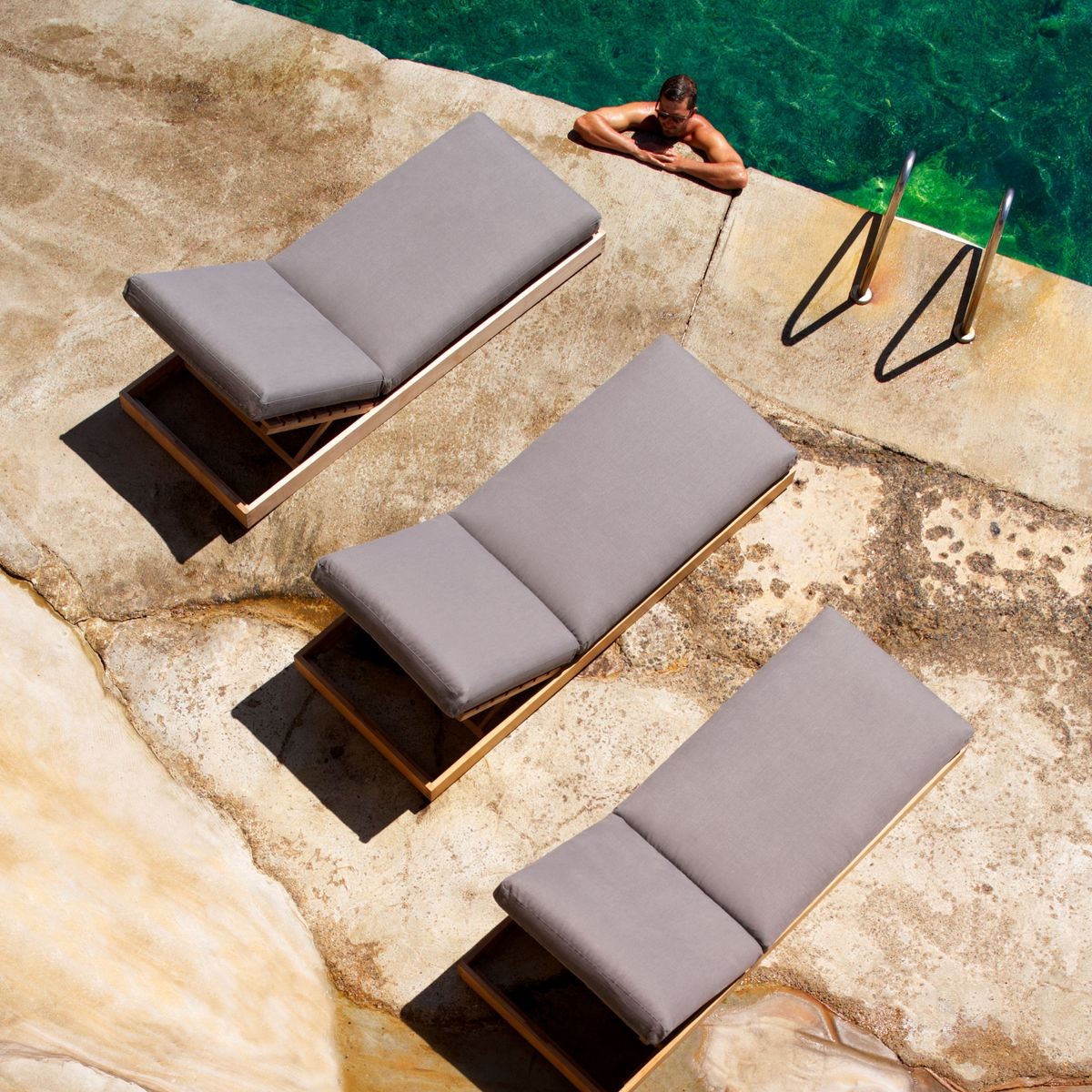 Burleigh Outdoor Daybed Lounger ArchiPro NZ