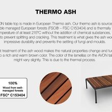 AVON Lounge Thermo Ash Table gallery detail image