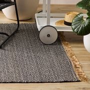 Baya Reef Outdoor Rug - Charcoal gallery detail image