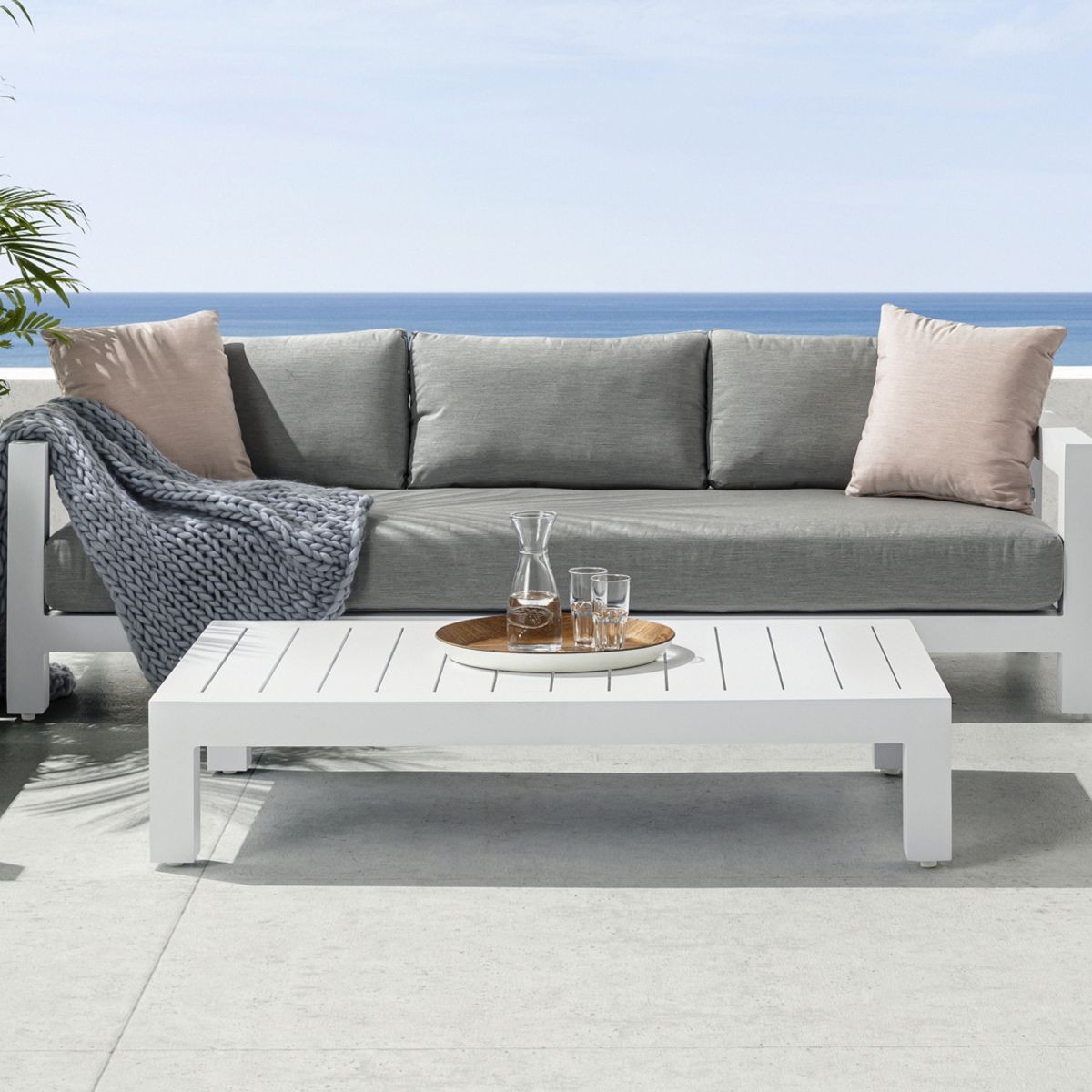 Mahurangi Aluminium Outdoor Sofa Set ArchiPro NZ