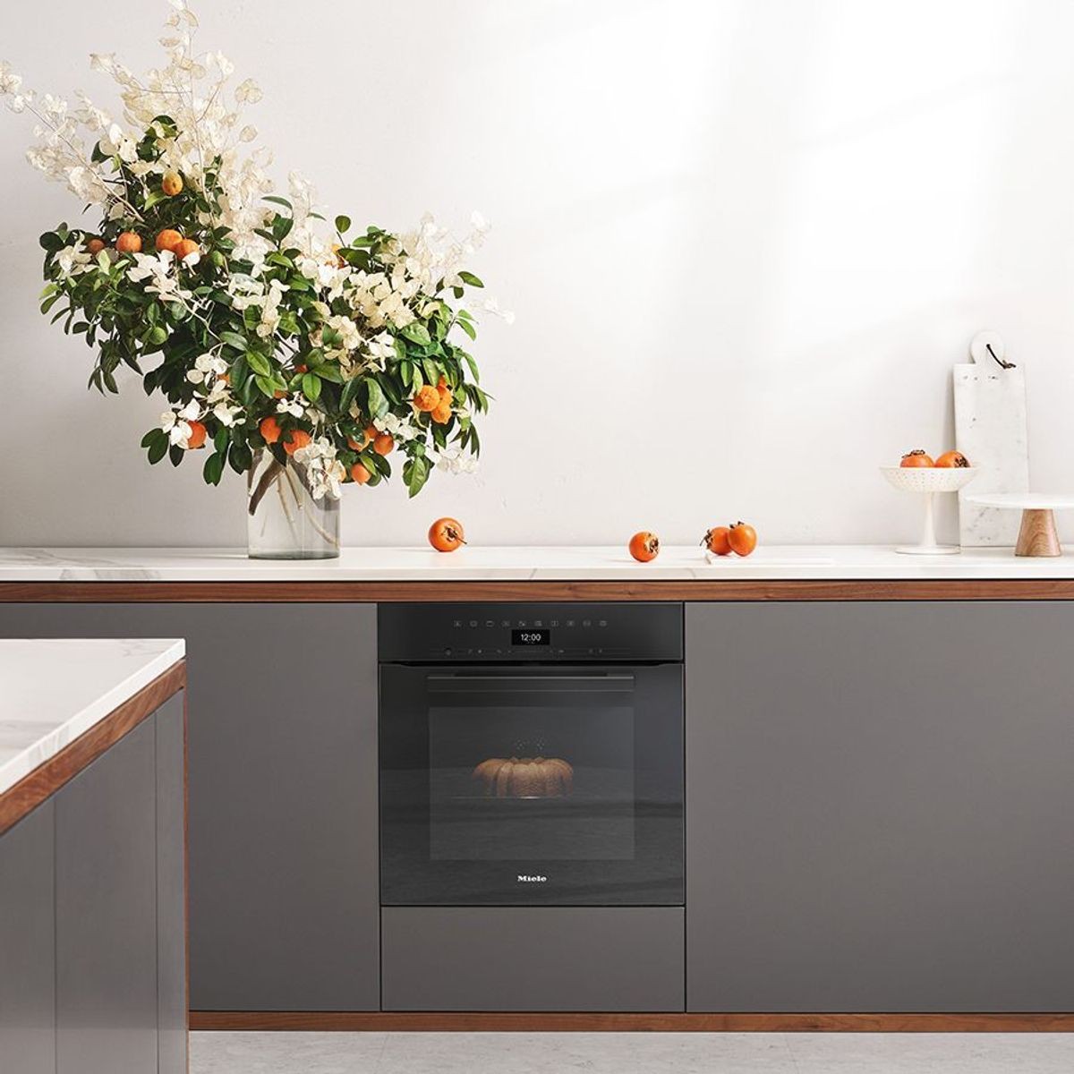 Miele Pureline Cleansteel Pyrolytic Oven W.600 H 7464 Bp ArchiPro NZ