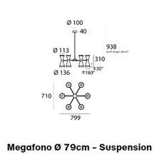 Megafono - 1958 Suspension Light gallery detail image