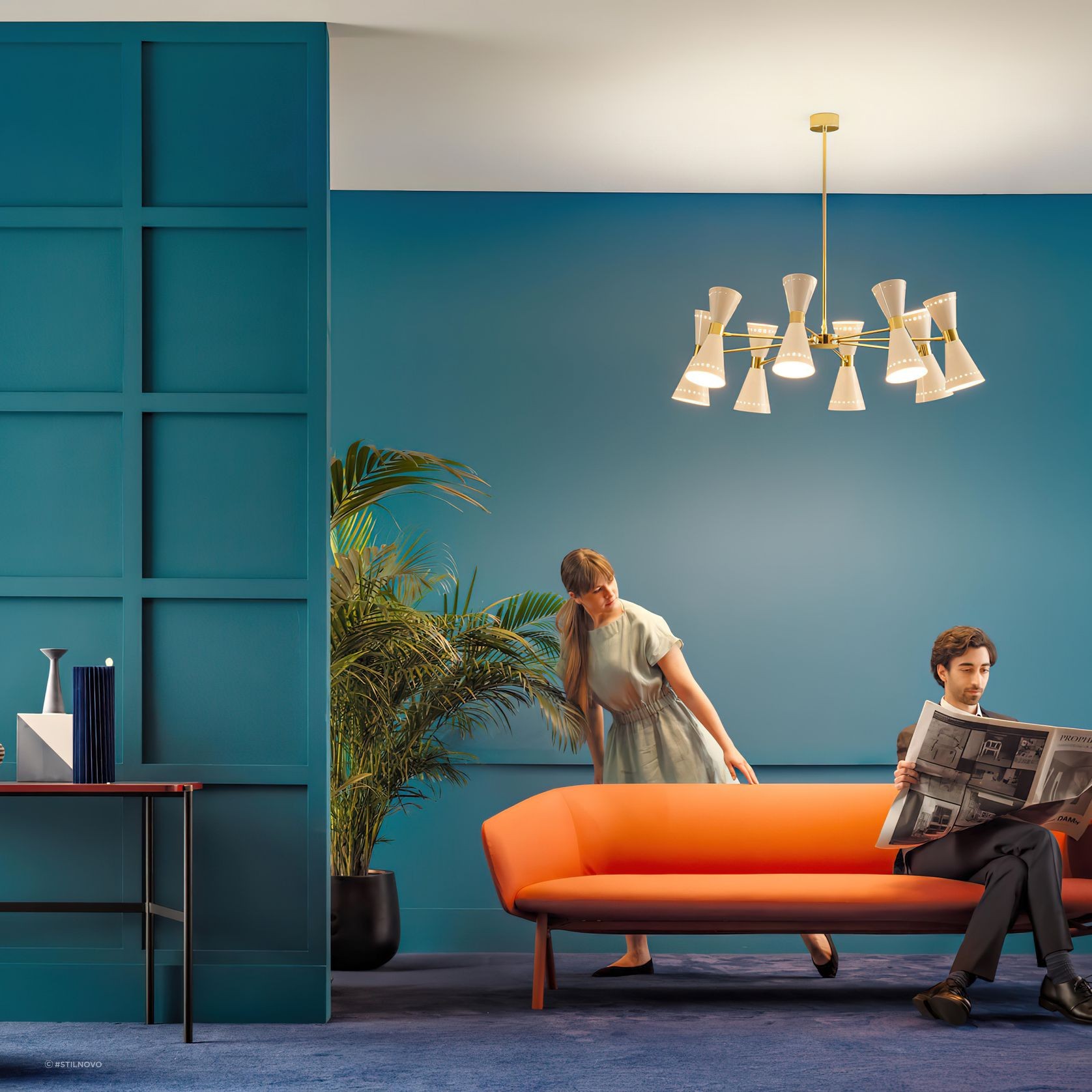 Megafono - 1958 Suspension Light gallery detail image