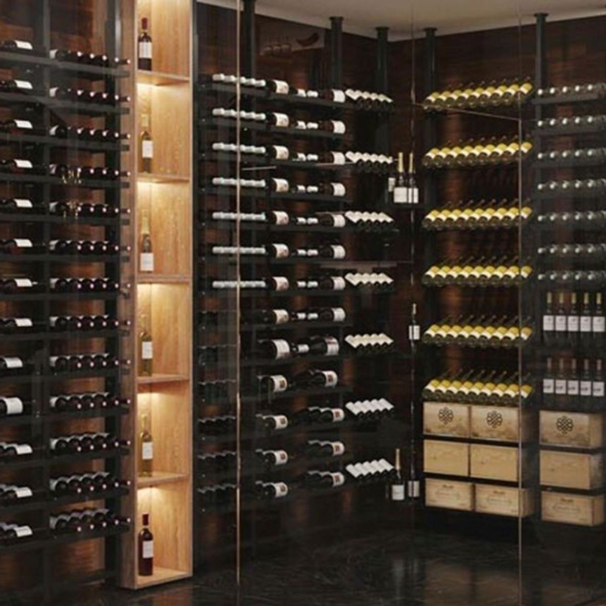 Modular wine rack system on sale