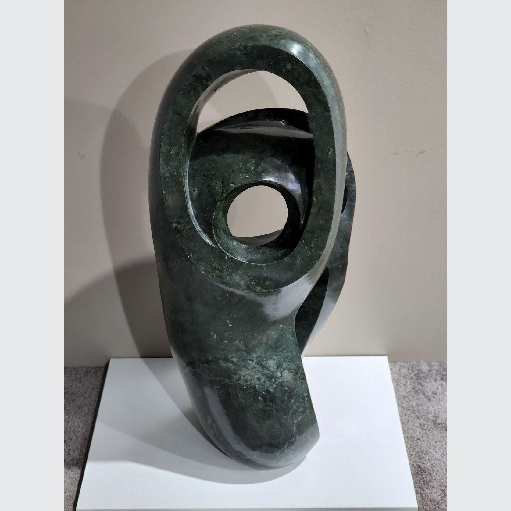 Abstract Green Opal Sculpture gallery detail image