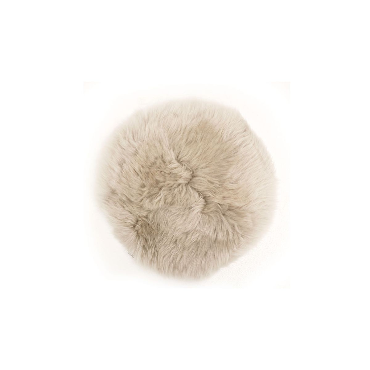 Round sheepskin seat discount pad