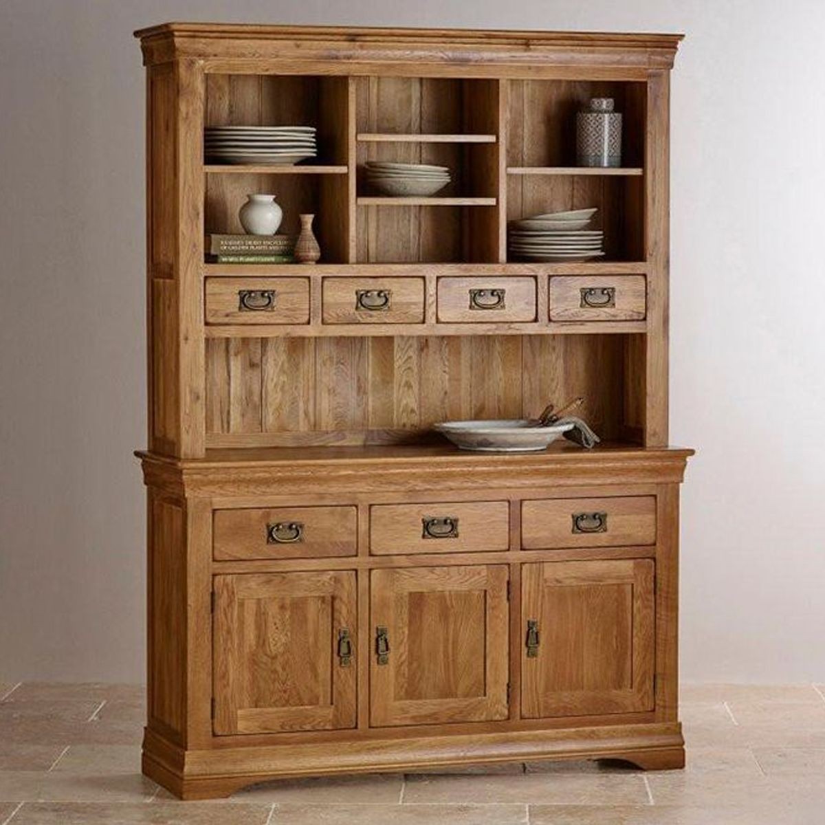 Small dresser with hutch discount