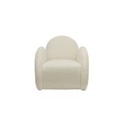 Snugg Swivel Armchair - Cream Shearling gallery detail image