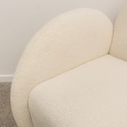 Snugg Swivel Armchair - Cream Shearling gallery detail image