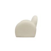 Snugg Swivel Armchair - Cream Shearling gallery detail image