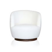 Mid Century Boucle Swivel Chair gallery detail image