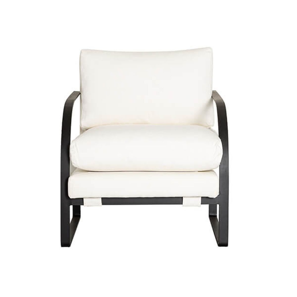 Cream top club chair