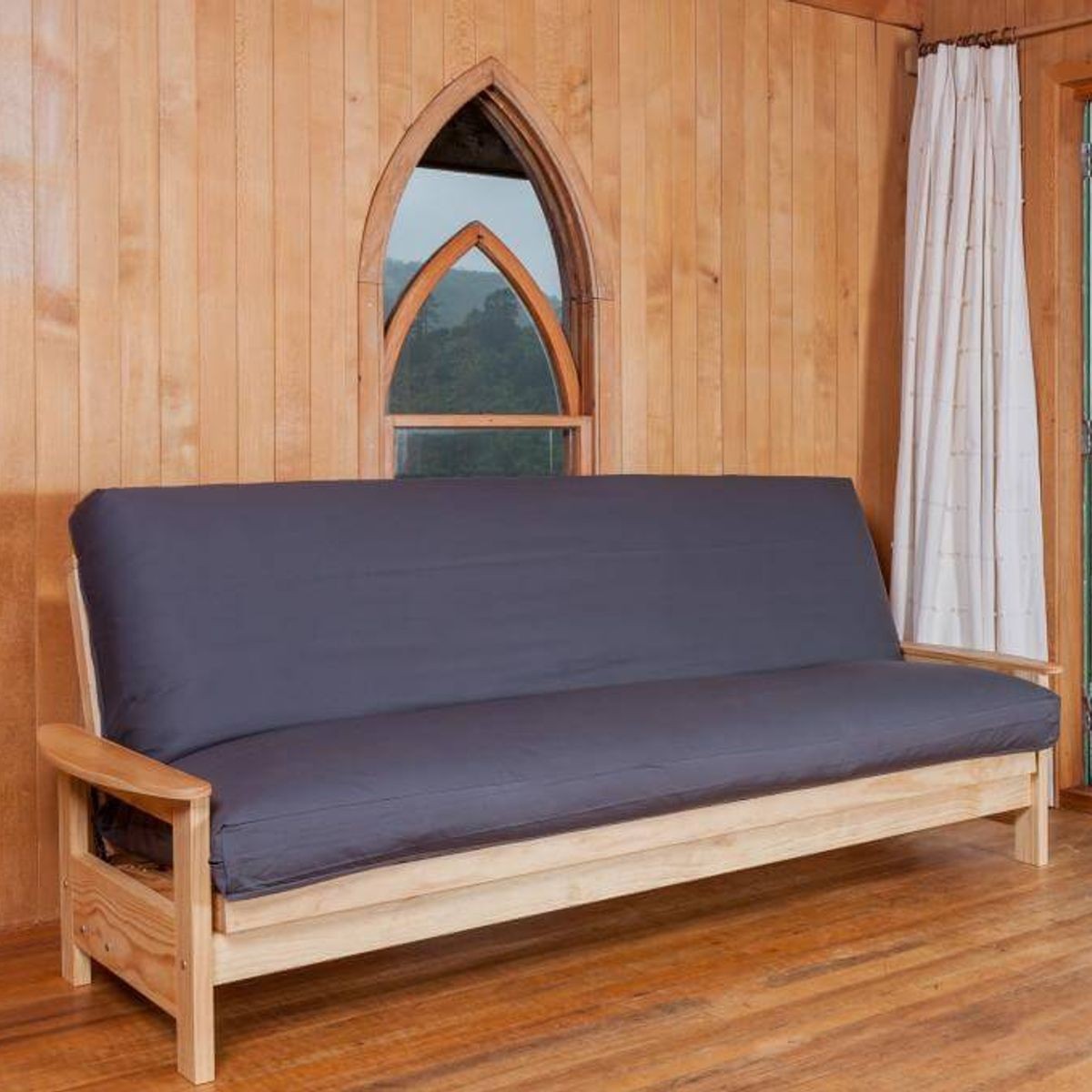 Studio Sofa Bed Base with Latex Wool Futon ArchiPro NZ
