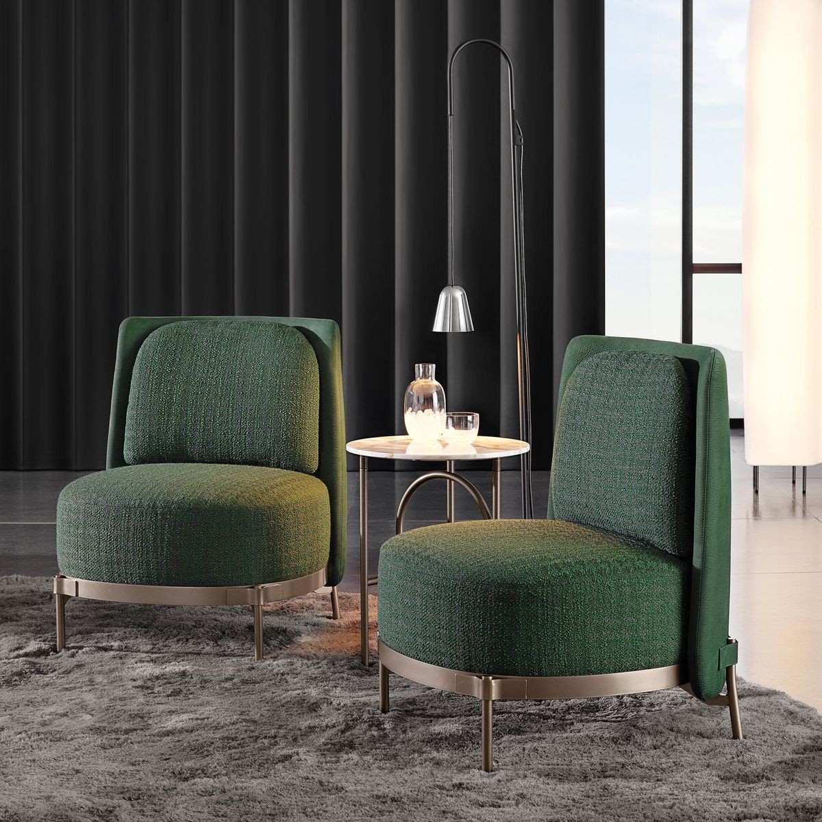 Minotti tape shop sofa