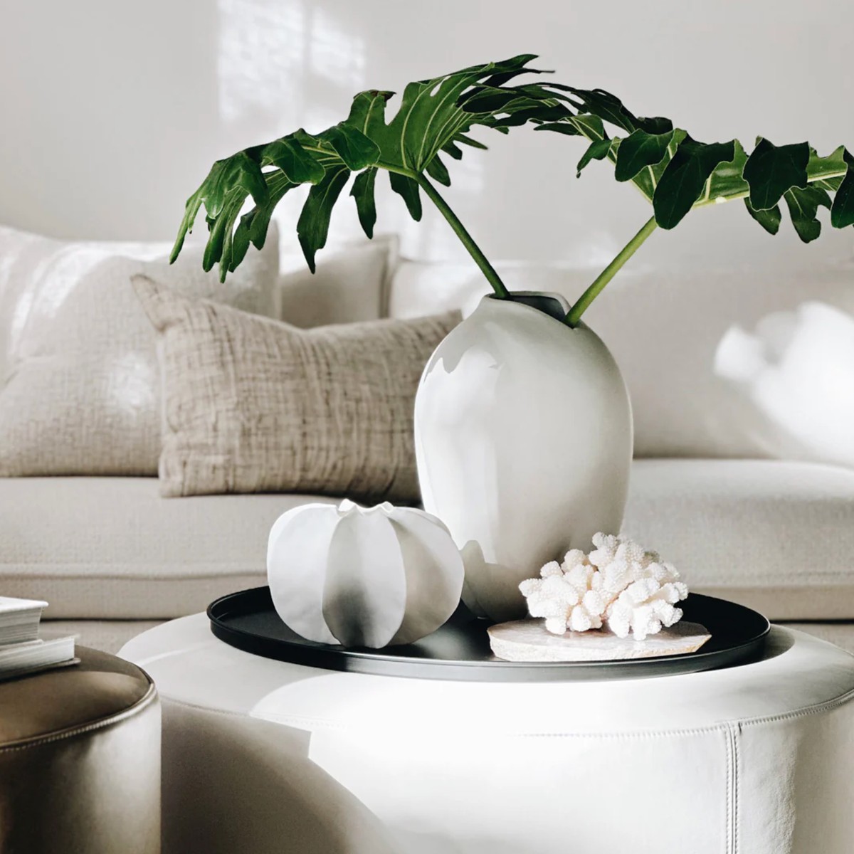 Sumo Vase Slim, Bone White | Ceramic Art | 101 Copenhagen at
