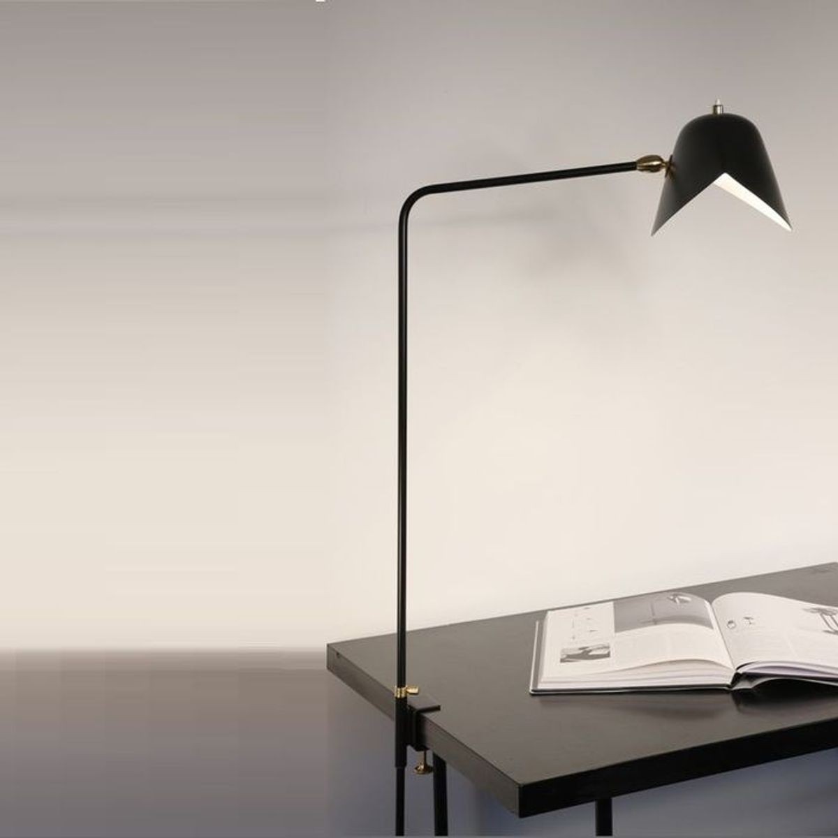 Simple Agrafee Table Lamp by Serge Mouille ArchiPro NZ
