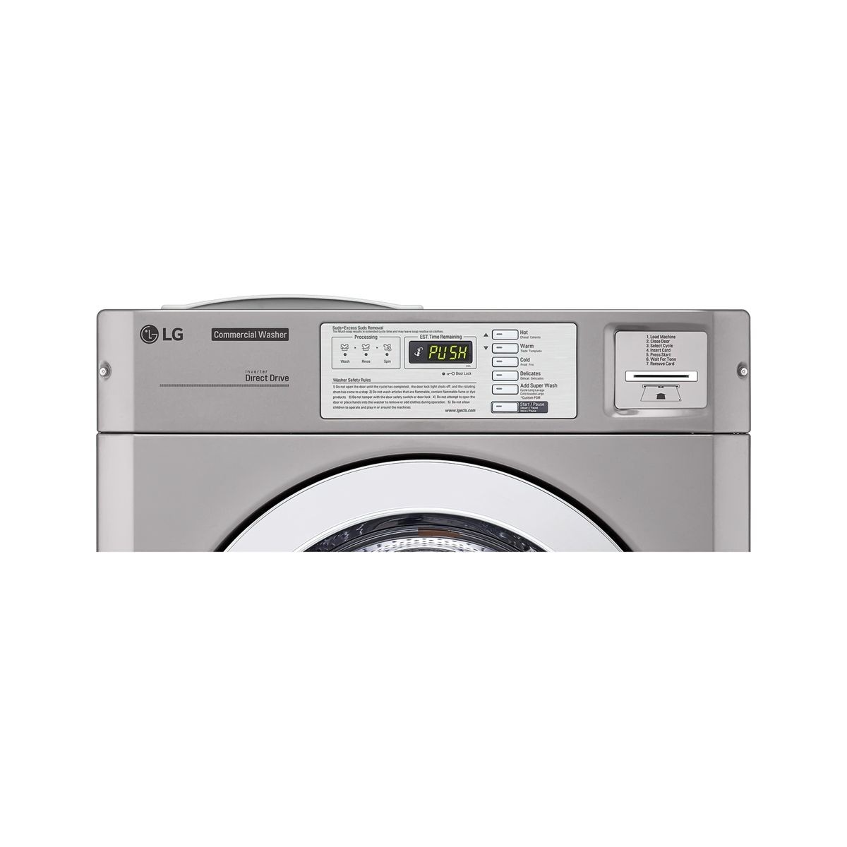Lg commercial washer store inverter direct drive