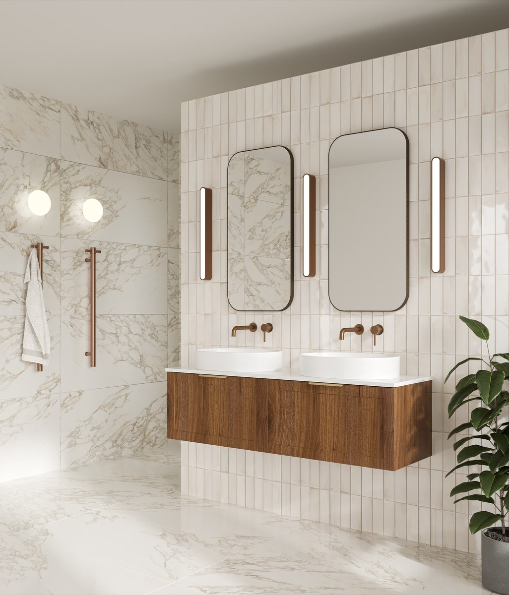 When a bathroom vanity becomes a piece of furniture