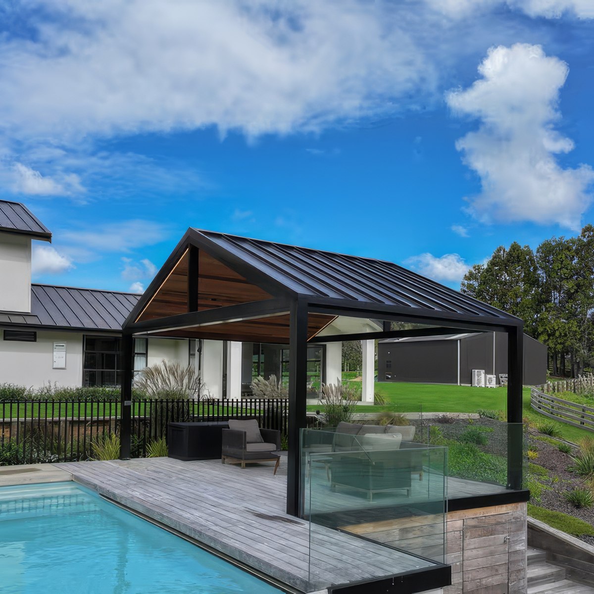 The pergola detail that turns an outdoor area into a room