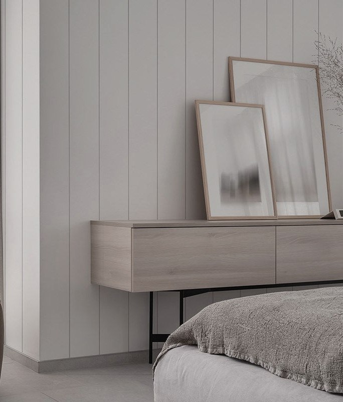 Add curves and texture to your walls with 3D wall panels