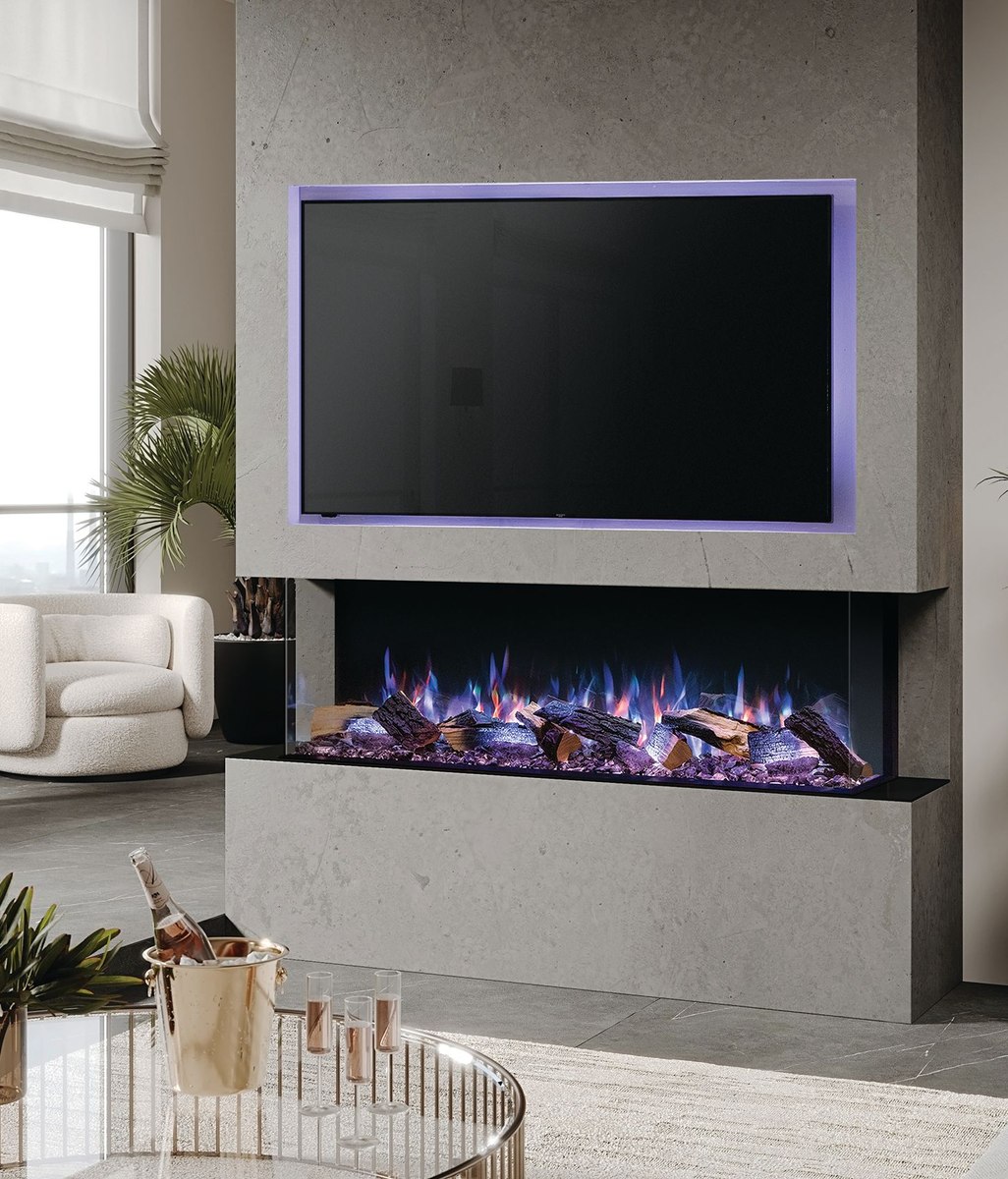 Transform your living room with the media wall fireplace trend