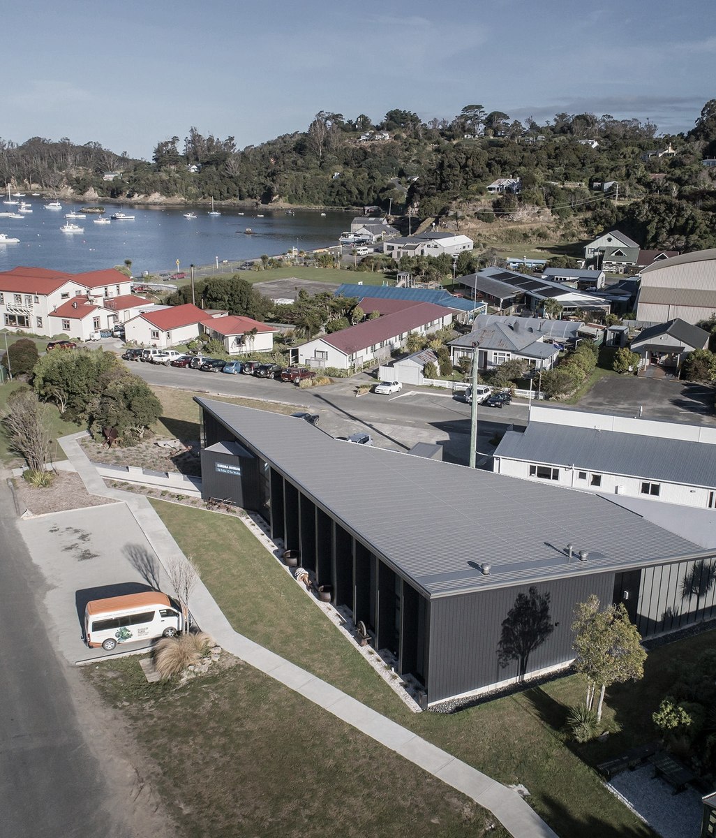 A museum on Stewart Island that was built by hand