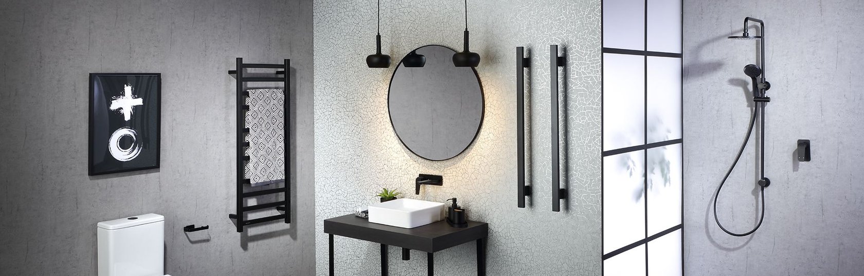It's a match: new cohesive hardware and bathroom accessories