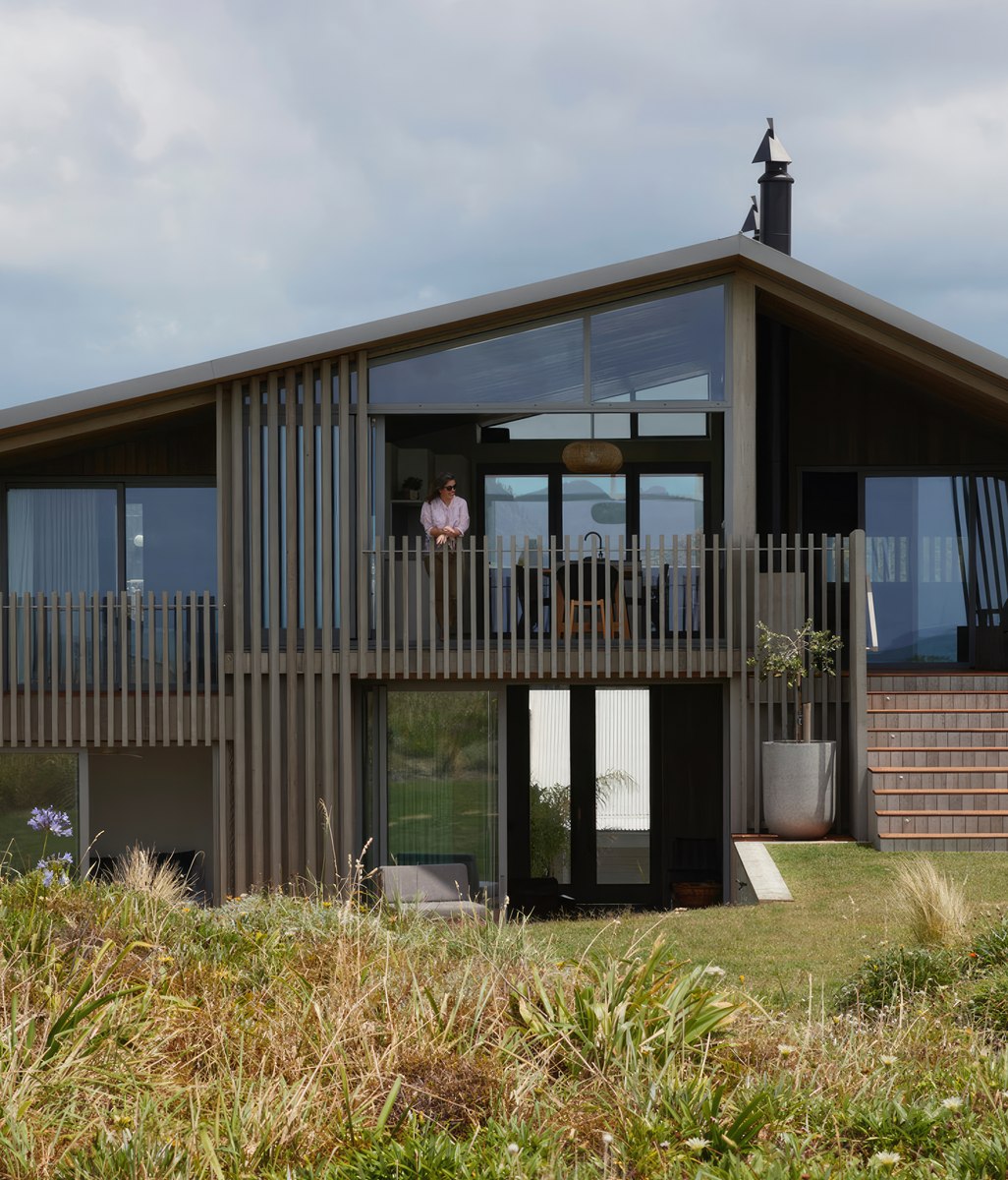 Pitched among sand dunes, Tent House articulates the tranquillity of camping in Aotearoa