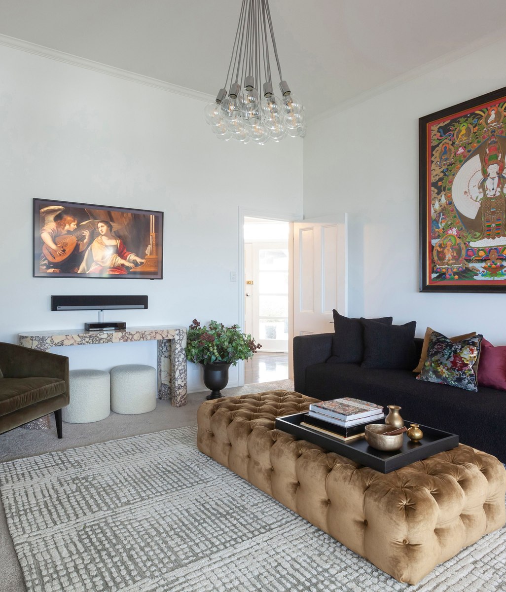 The interior restyle of this Wellington villa reflects the style and stories of its owners