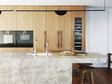 Sophisticated 1970s style in bach kitchen revamp