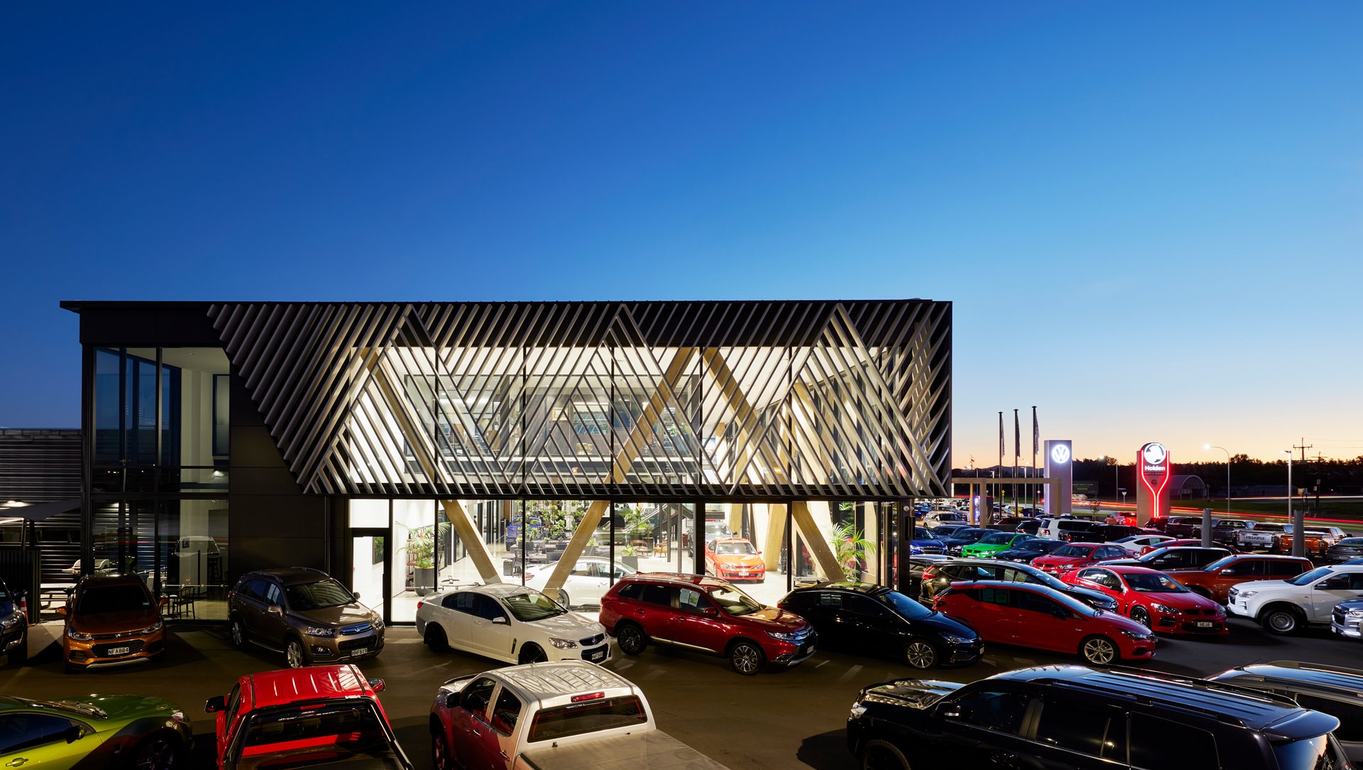 A new car dealership designed to unify a major automotive group