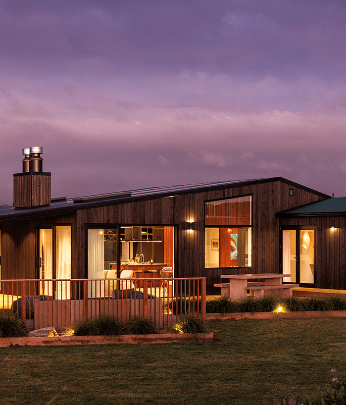 A remote coastal retreat designed to reflect its artistic owners