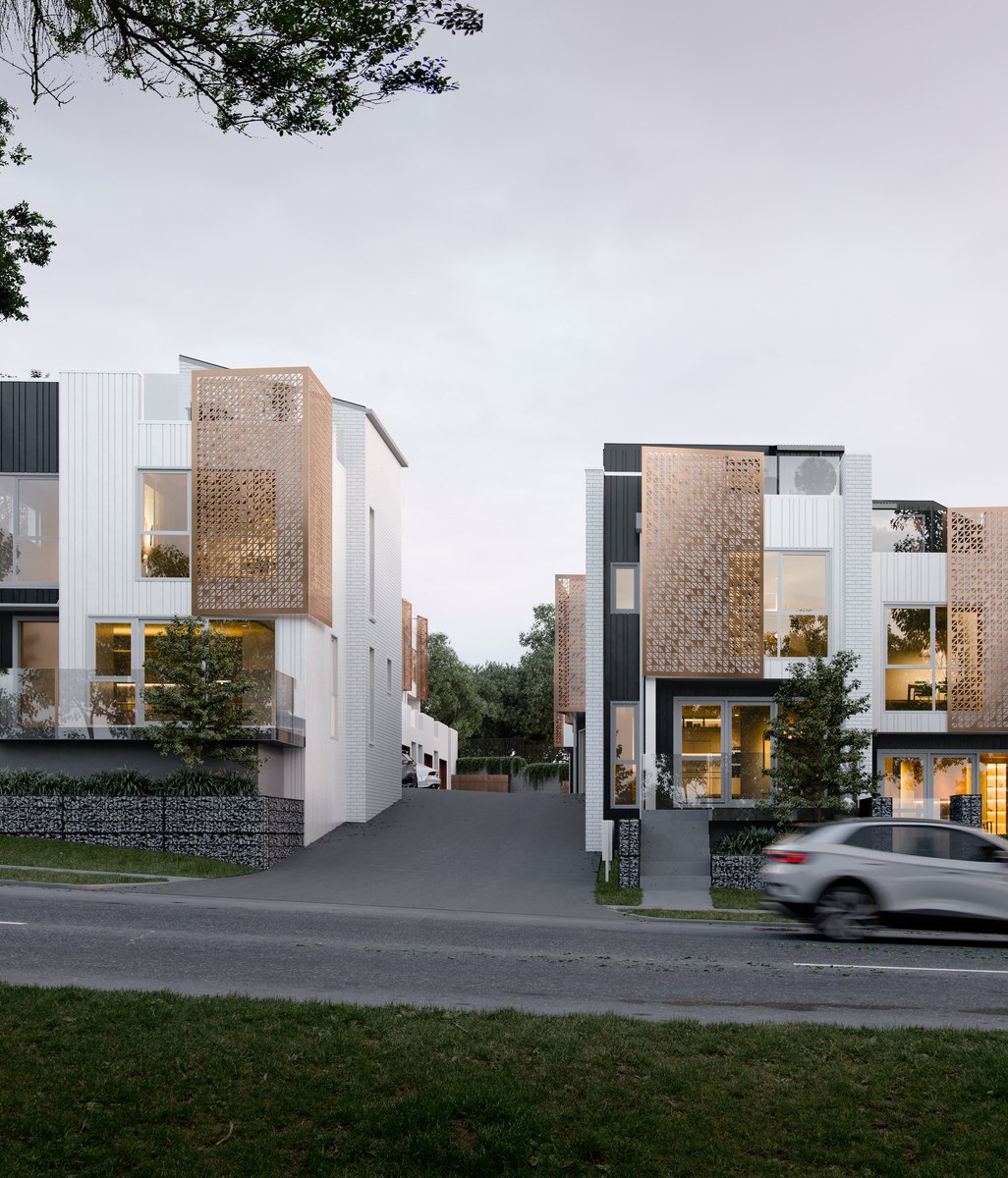 A stunning terraced development showcasing the best that medium-density has to offer