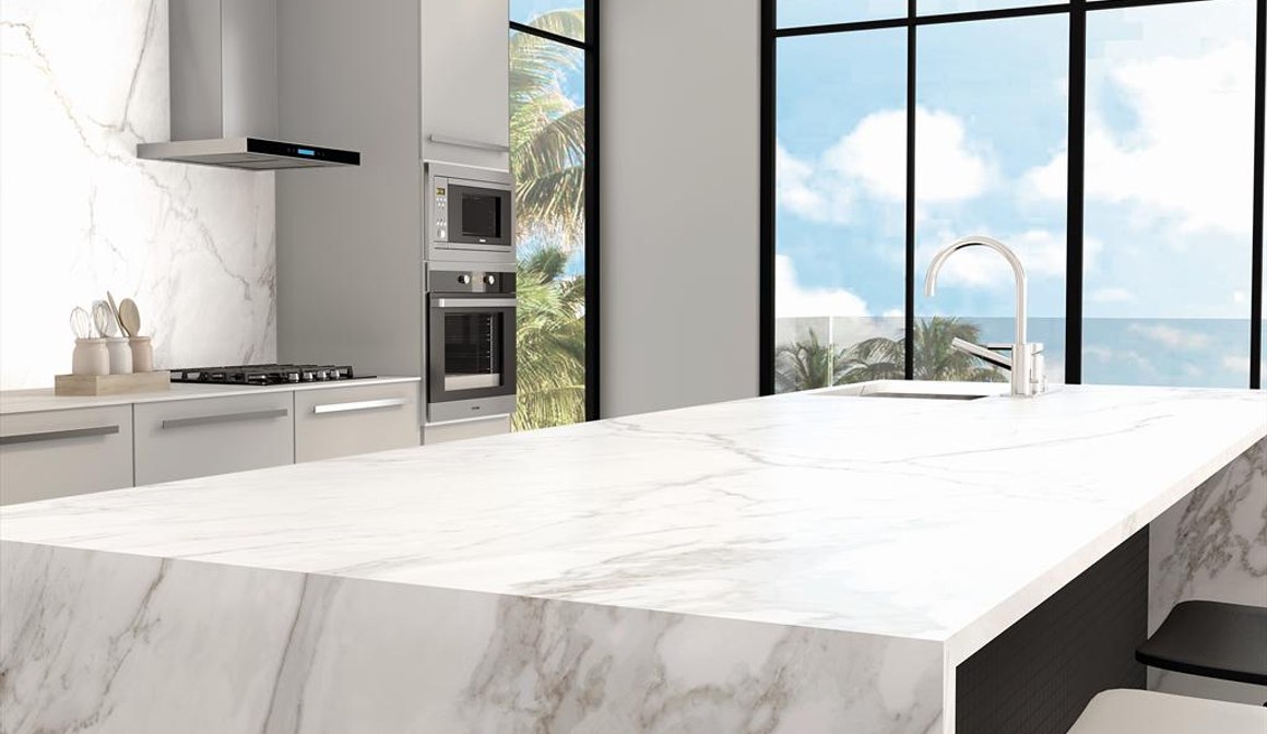 Ascale Polished Porcelain - Grassi White Universal Granite | ArchiPro NZ